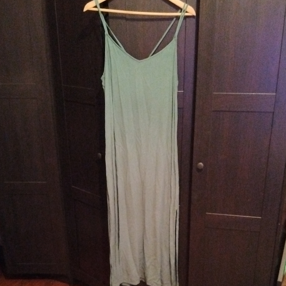 Aerie Sage Green Modal Maxi Dress